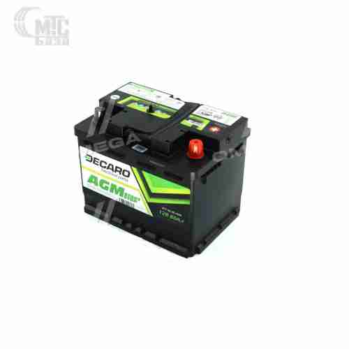 Аккумулятор Decaro 6СТ-60 Азе R  AGM Start-Stop EN680 А 242x175x190мм